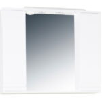 Oglinda seria 786, front MDF, alb, 90x71 cm