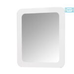 Oglinda seria 080, rama MDF, alb, 60x68 cm