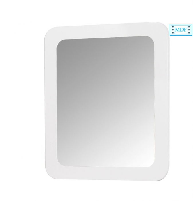 oglinda-seria-080-60cm-alb-897112 Oglinda seria 080, rama MDF, alb, 60x68 cm - imagine 1