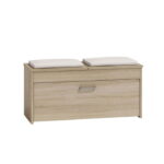 Pantofar LORCA, 3 rafturi, sonoma deschis, 100x38x46 cm