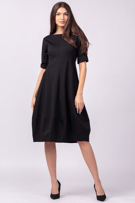 rochie-lalea-cambrata-din-jerseu-punto-milano-verde-olive-copie-7158832199 Rochie lalea cambrata din vascoza elastica, neagra - imagine 1