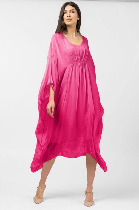rochie-magenta-in-colturi-lunga-ampla-din-matase-naturala-cu-detaliu-sub-bust-copie-088295 Rochie fucsia in colturi, lunga, ampla, din matase si vascoza, cu detaliu sub bust - imagine 1