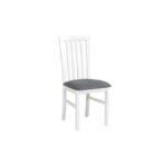 Scaun living MILANO 1, alb, 43x40x93 cm