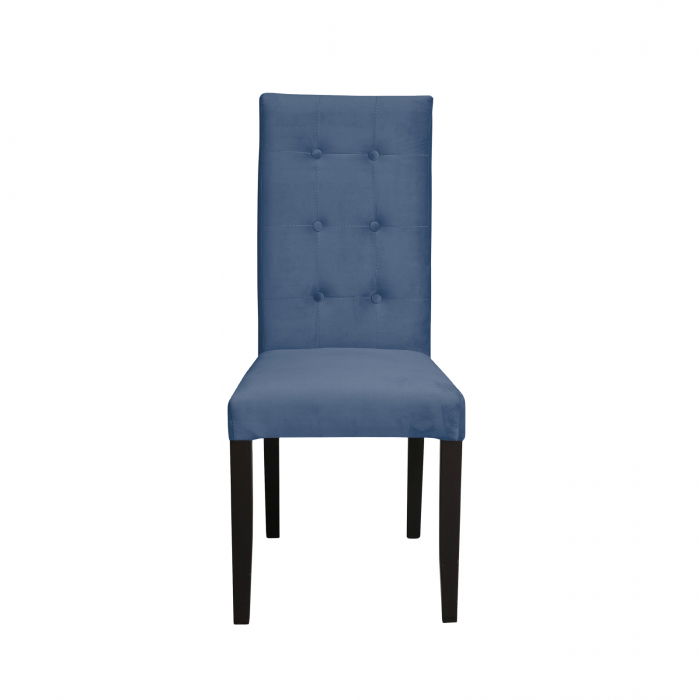scaun-living-teo-lux-picioare-lemn-wenge-stofa-cappuccino-46x46x97-cm-611641 Scaun living TEO LUX, picioare lemn wenge, stofa albastru deschis, 46x60x98 cm - imagine 1
