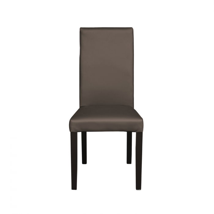 scaun-living-teo-picioare-lemn-wenge-piele-ecologica-maro-46x46x97-cm-088936 Scaun living TEO, picioare lemn wenge, piele ecologica gri elefant, 46x60x98 cm - imagine 1