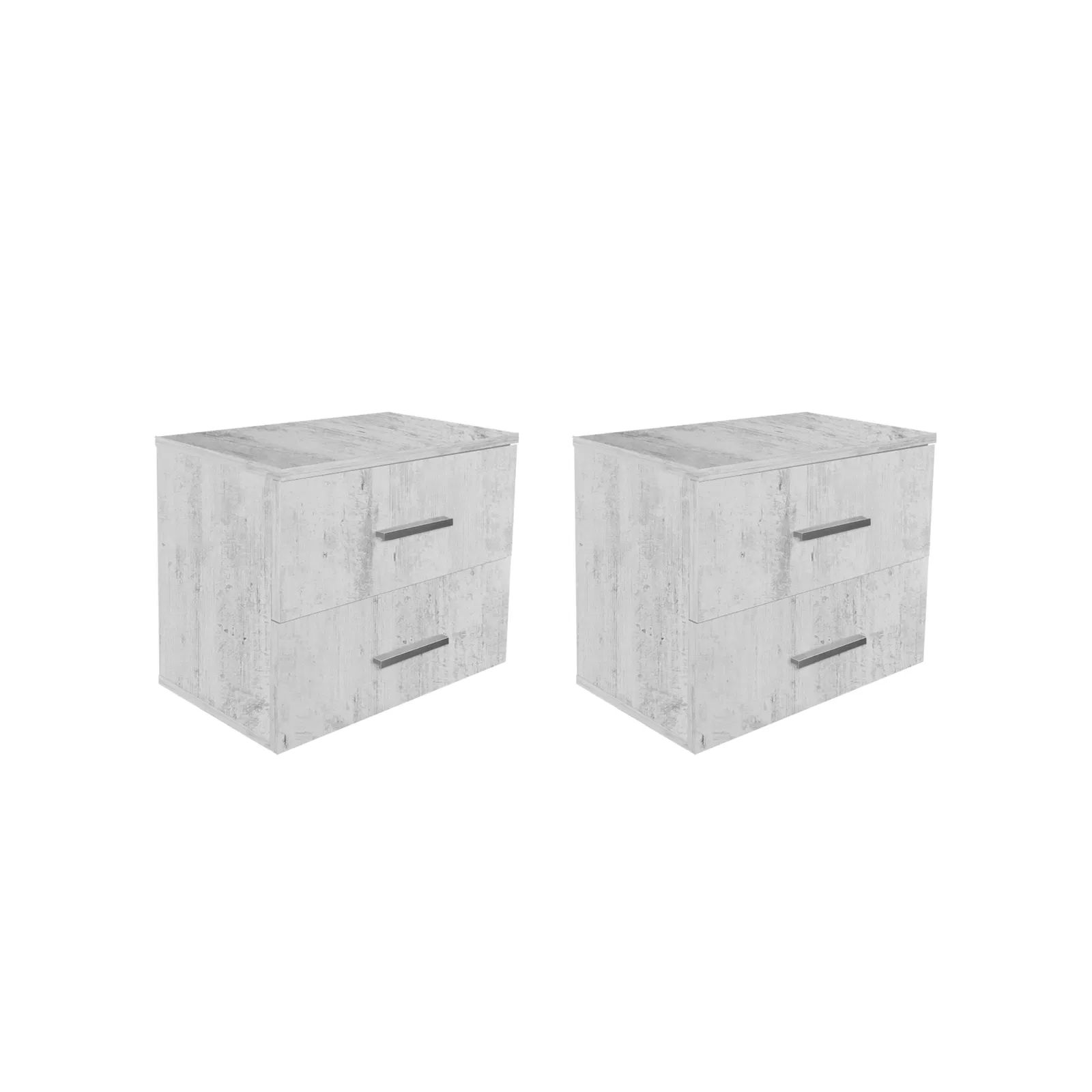 set-2-noptiere-alma-2-sertare-pin-antichizat-50x30x42-cm-135249 Set 2 Noptiere ALMA, 2 sertare, pin antichizat, 50x30x42 cm - imagine 1