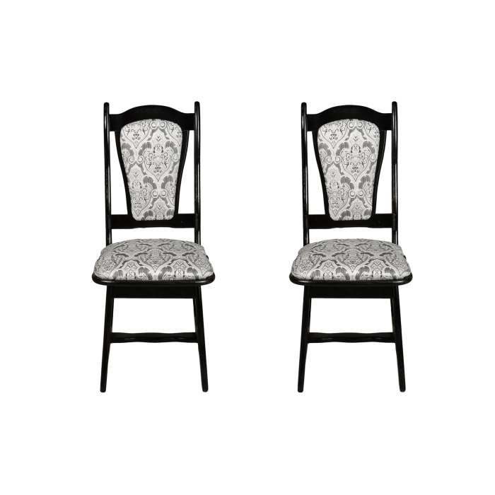 set-2-scaune-iza-cadru-wenge-stofa-print-02-45x45x95-cm-032176 Set 2 scaune IZA, cadru wenge + stofa print 02, 45x45x95 cm - imagine 1