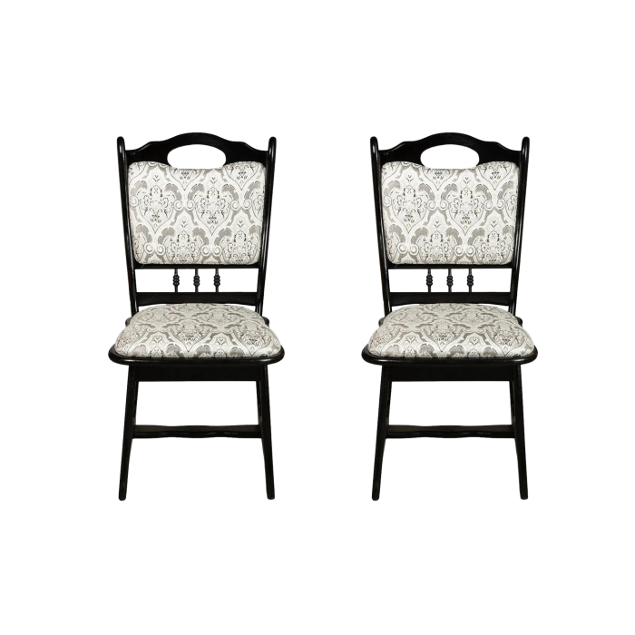 set-2-scaune-living-flander-cadru-wenge-stofa-print-02-50x48x95-cm-161378 Set 2 scaune living FLANDER, cadru wenge + stofa print 02, 50x48x95 cm - imagine 1