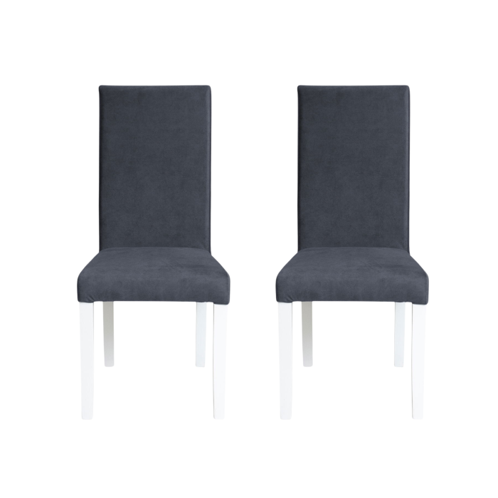 set-2-scaune-living-teo-picioare-lemn-alb-stofa-z-albastru-46x60x98-cm-242101 Set 2 scaune living TEO, picioare lemn alb, stofa z albastru, 46x60x98 cm - imagine 1