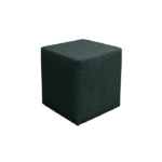 Taburet ROKA, verde inchis, 35x35x38 cm