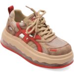 Incaltaminte Dama sport GRYXX rosii, 5S137, din material textil