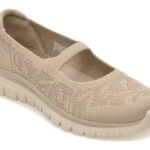 Incaltaminte Dama sport SKECHERS gri, GRACEFUL, din material textil