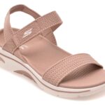 Sandale SKECHERS mov, GO WALK ARCH FIT 2.0, din material textil