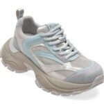 Incaltaminte Dama sport FLAVIA PASSINI argintii, T9178, din piele ecologica
