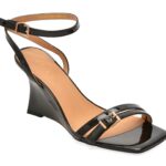 Sandale Femei elegante EPICA negre, 4H1130, din piele naturala lacuita