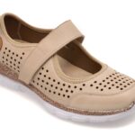 Pantofi GRYXX bej, EV2922, din piele naturala