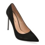 Pantofi Dama eleganti EPICA PREMIUM negri, 249836, din piele intoarsa