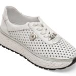 Pantofi GRYXX albi, 2191558, din piele naturala