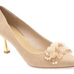 Pantofi Dama eleganti EPICA bej, 1314153, din piele ecologica