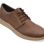 Pantofi RIEKER maro, 10424, din piele naturala
