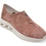 Incaltaminte Dama sport EPICA roz, QS872, din piele intoarsa