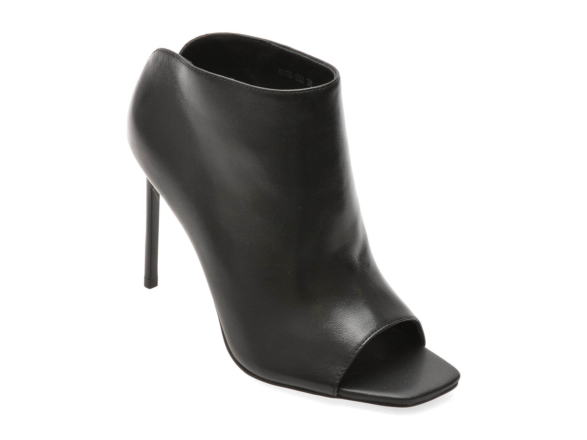 19dda04b92f2bac77010a39b13cb26bd05d967a3205a5f8a7ab91f09bba775a6 Pantofi Dama eleganti EPICA PREMIUM negri, 20136, din piele naturala - imagine 1