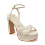 Sandale elegante ALDO albe, ROSINE 121, din piele ecologica