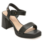 Sandale FLAVIA PASSINI negre, 356310, din piele naturala