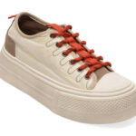 Incaltaminte Dama sport GRYXX albi, R526D72, din material textil