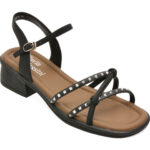Sandale FLAVIA PASSINI negre, 880850, din piele ecologica