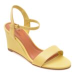 Sandale elegante FLAVIA PASSINI galbene, 375021, din piele naturala