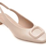 Pantofi Dama eleganti EPICA nude, HF1576, din piele naturala