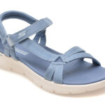 Sandale SKECHERS albastre, GO WALK FLEX, din material textil