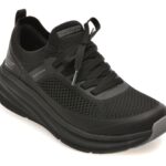 Incaltaminte Dama sport SKECHERS negri, BOBS SKILLZ, din material textil