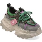 Incaltaminte Dama sport GRYXX multicolor, LY80018C, din piele ecologica