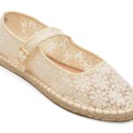 Balerini ALDO albi, ALISSE 121, din material textil