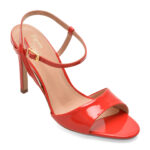 Sandale Femei elegante FLAVIA PASSINI rosii, 119974F, din piele naturala lacuita