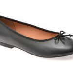 Balerini GEOX negri, D654JF, din piele naturala
