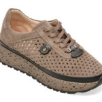 Pantofi GRYXX bej, 2191558, din piele intoarsa