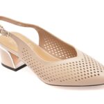 Pantofi eleganti FLAVIA PASSINI bej, JH56, din piele naturala