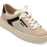 Incaltaminte Dama sport RIEKER bej, N9900, din material textil