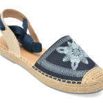 Pantofi PASS COLLECTION bleumarin, 70429, din material textil