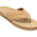 Papuci ALDO bej, BEACHBREEZE 265, din piele ecologica