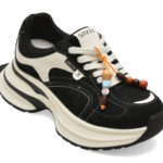 Incaltaminte Dama sport GRYXX negri, 9052, din nabuc