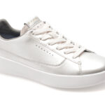Incaltaminte Dama sport GEOX argintii, D658KD, din piele naturala