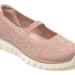Incaltaminte Dama sport SKECHERS mov, GRACEFUL, din material textil