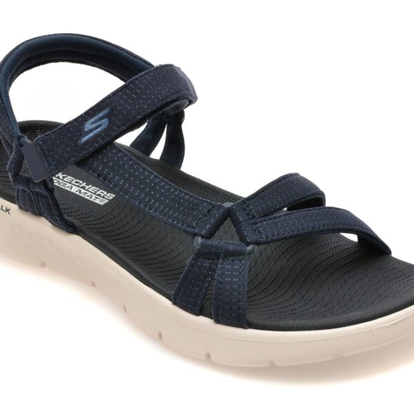 Sandale SKECHERS bleumarin, GO WALK FLEX, din material textil