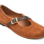 Pantofi EPICA maro, 2184053, din piele intoarsa