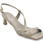 Sandale Femei elegante FLAVIA PASSINI gri, H5590, din piele naturala