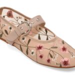 Balerini FLAVIA PASSINI nude, H2618, din material textil